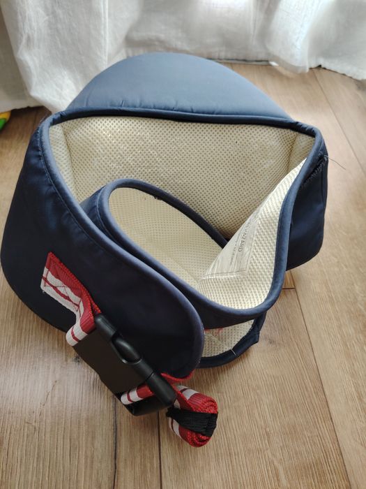 Marsupiu/scaun port bebe albastru  cu centura