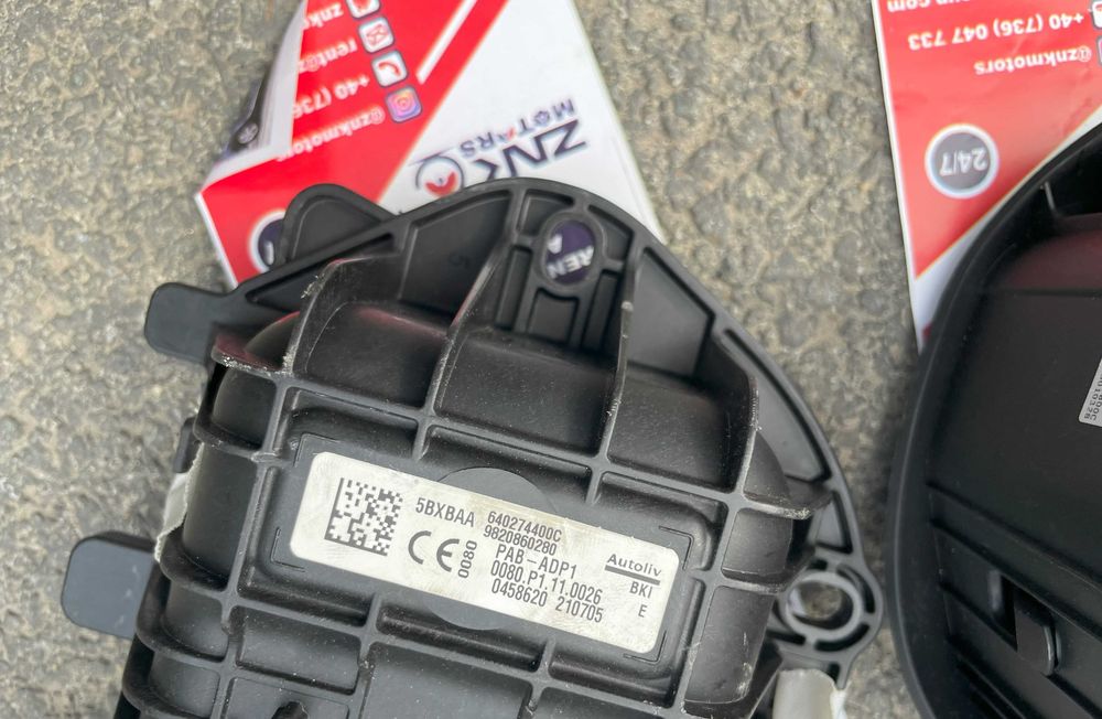 Opel Corsa F - plansa de bord - kit airbag volan - pasager