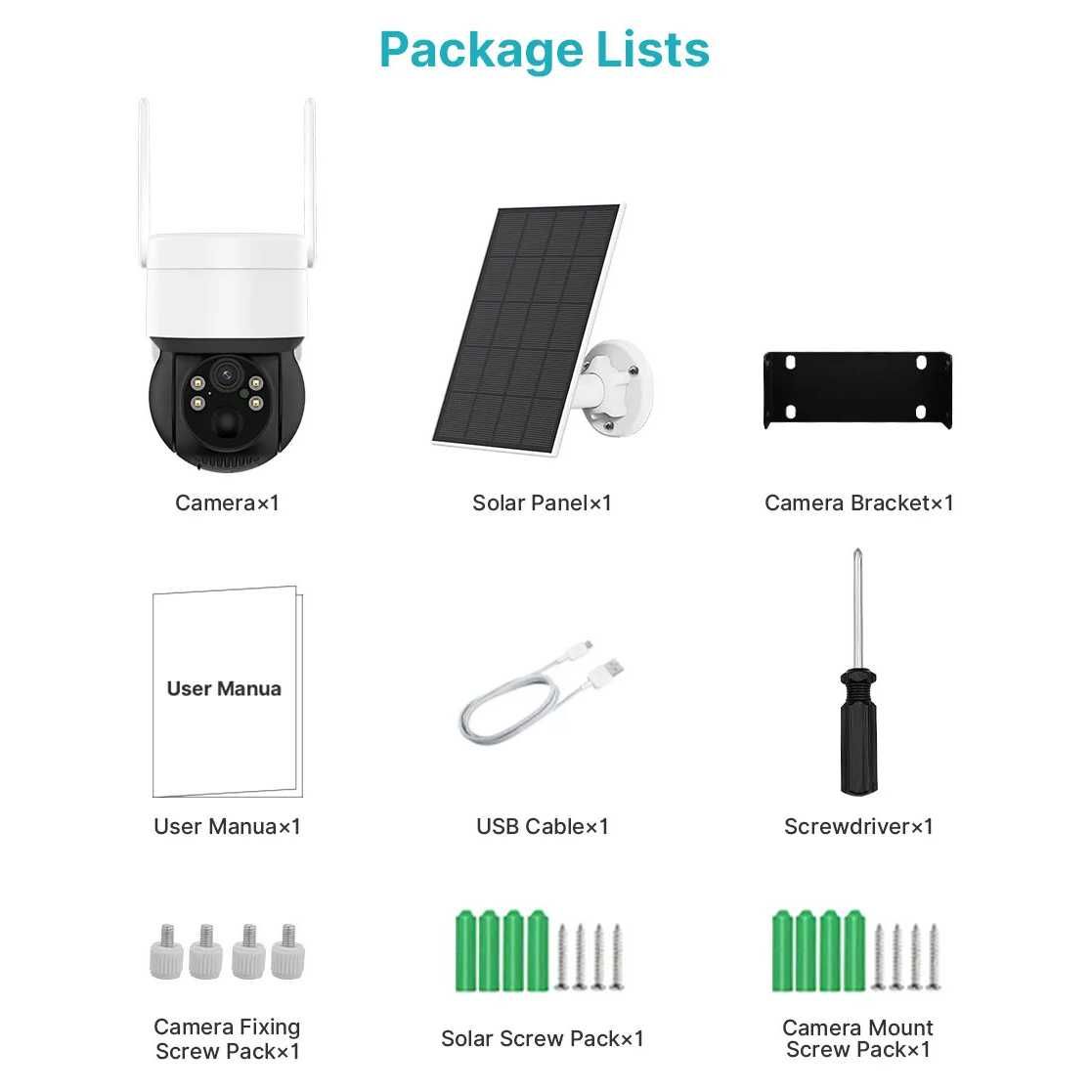 Соларна камера STELS X200, 4MP, 355°, Wi-Fi, Ethernet, нощно виждане