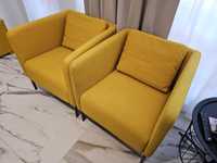 Текстилно кресло, жълто, модел EKERÖ, Ikea, 2 броя за 290 лв.