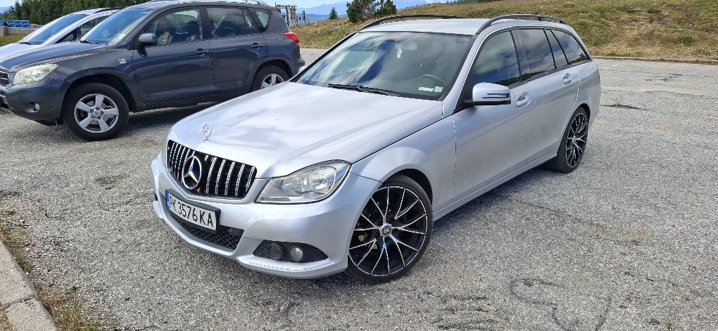 Mercedes w204 фарове и дясно огледало комплект