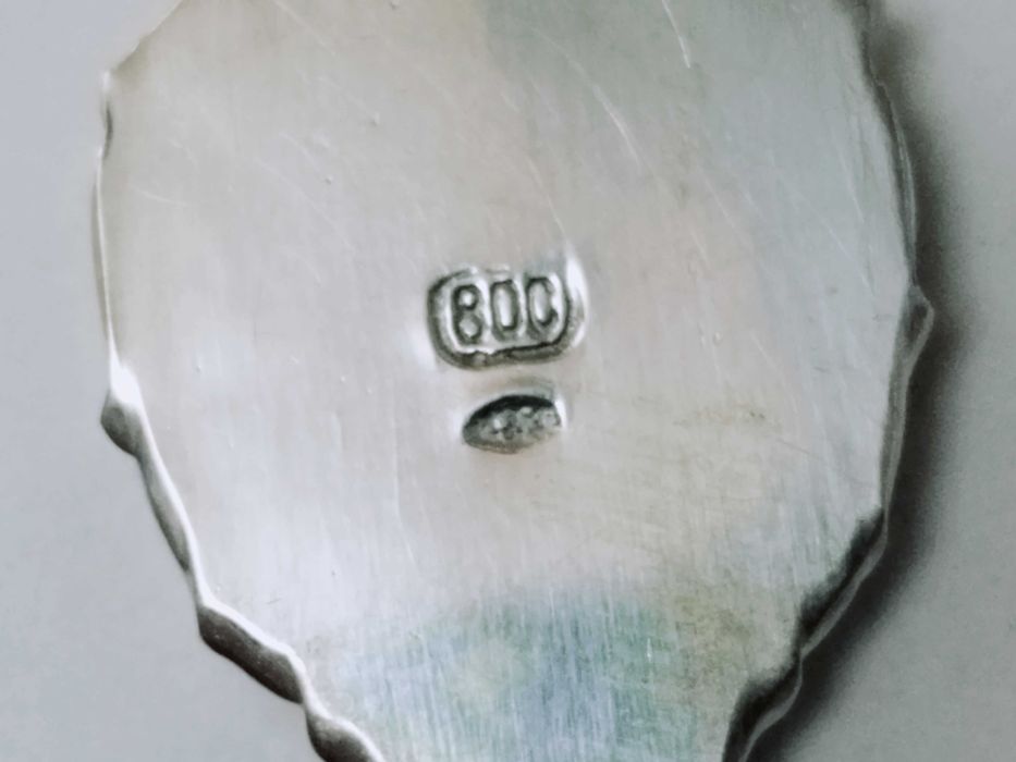 Linguriță Argint 800 suvenir cu stema St. Blasien copii