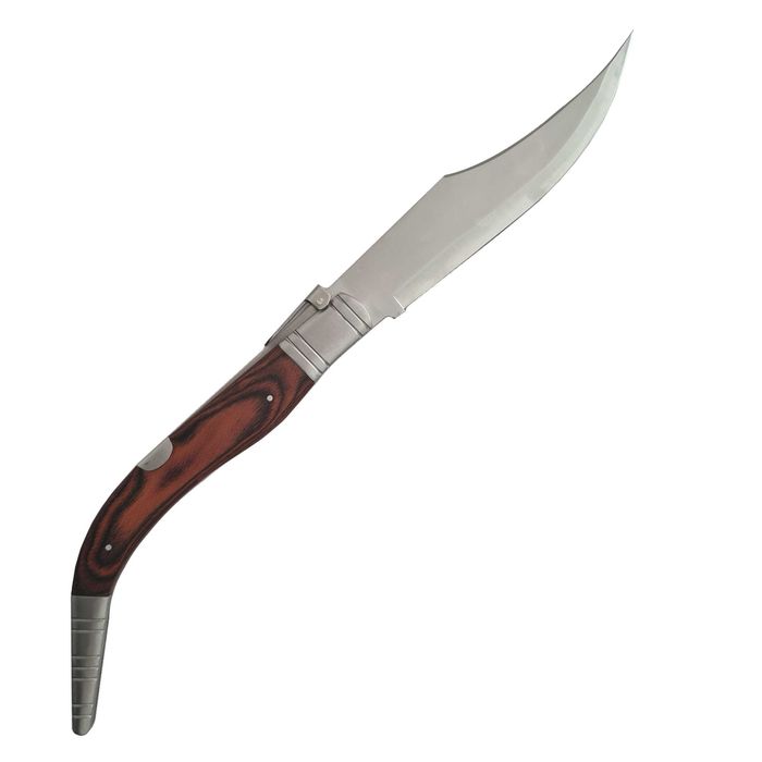 Briceag Mahon, 50 cm, Otel inoxidabil, mâner cu insertii din lemn