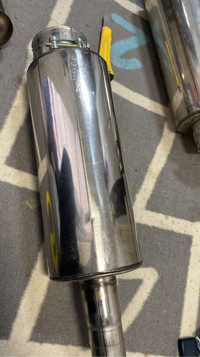 Toba sport inox Powerful, terminatie ovala - lungime 76 cm