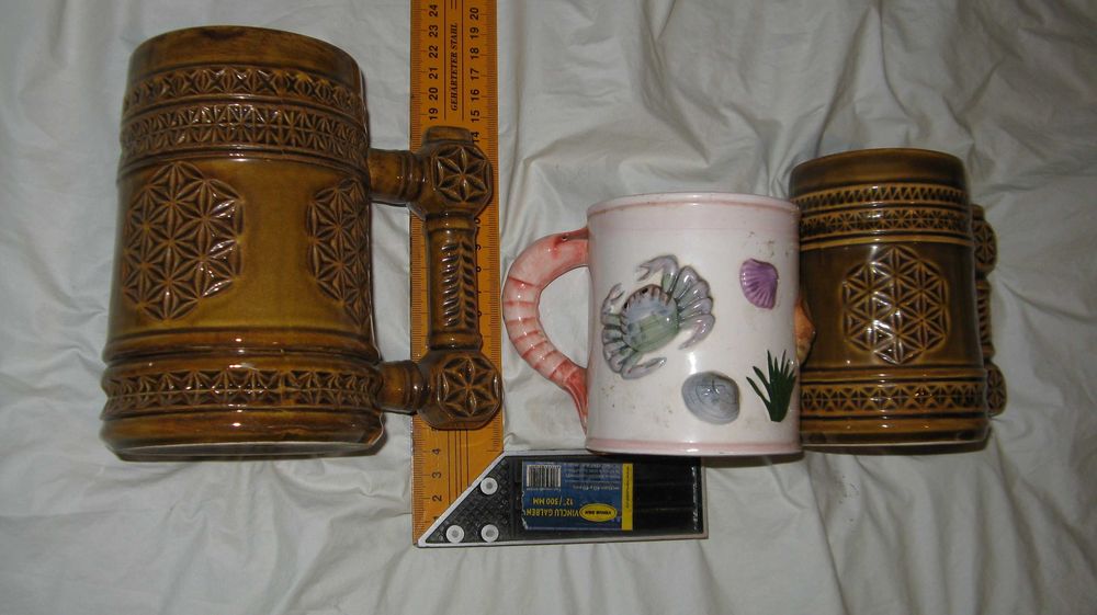 Vand  vase, halbe din ceramica