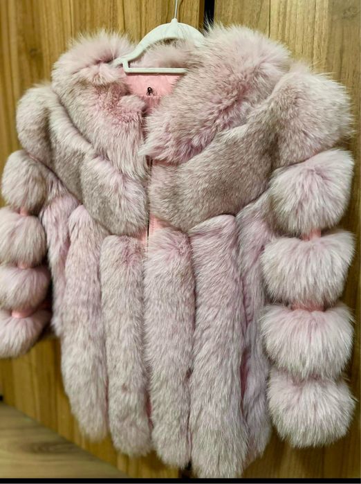 Палто ествствен косъм лисица