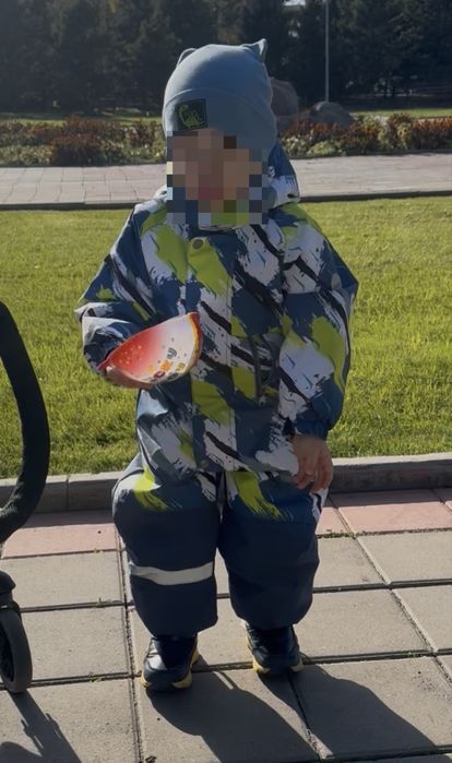 Демисезонный утепленный комбинезон с мембраной