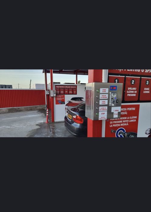 Echipament spalatorie auto self-service pentru 4 boxe