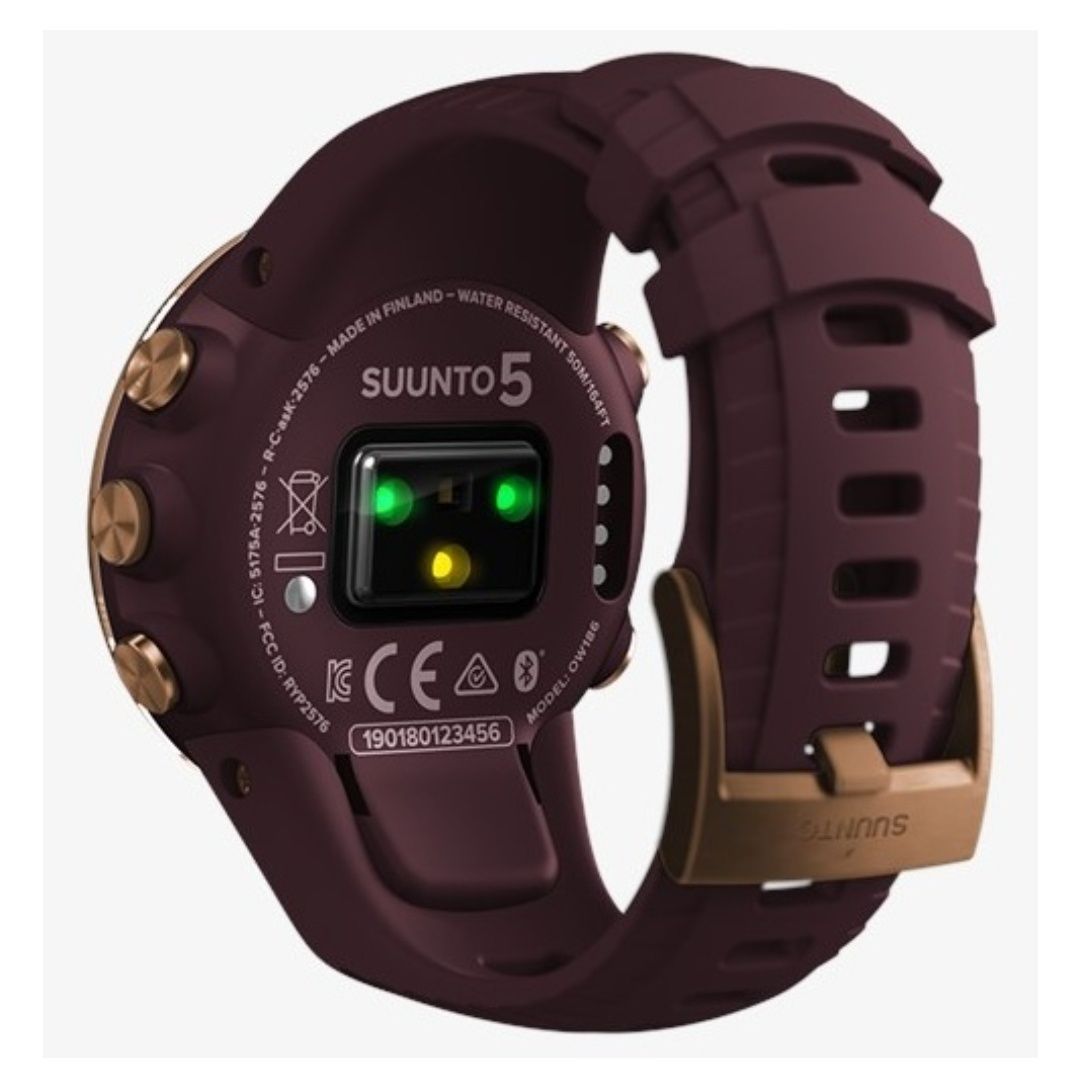 Смарт-часы Suunto 5 Burgundy Copper золотистый-красный