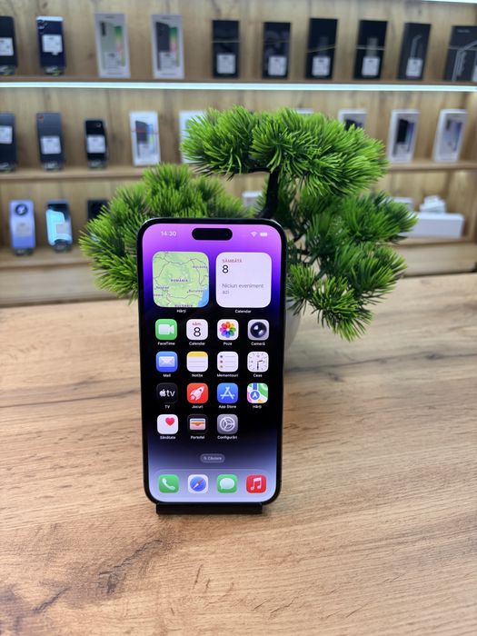 iPhone 14 Pro Max -Deep Purple-512Gb-Sanatate bat.95%-Garantie 12 luni