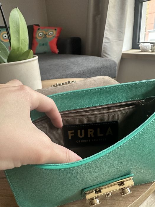 Чанта Furla Metropolis Crossbody Emerald