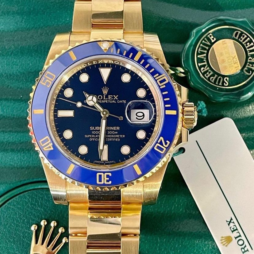 Ceas Rolex Submariner  blue dial 41 mm