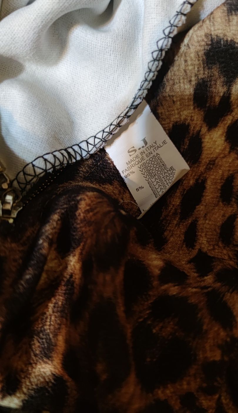 Salopeta/Costum animal print (leopard),masura S-M