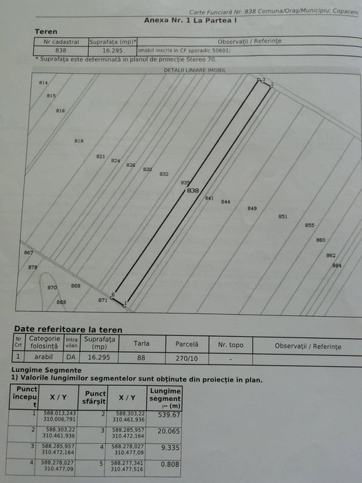 Teren intravilan de vânzare 16.000m,zona Copăceni. Detalii in privat.