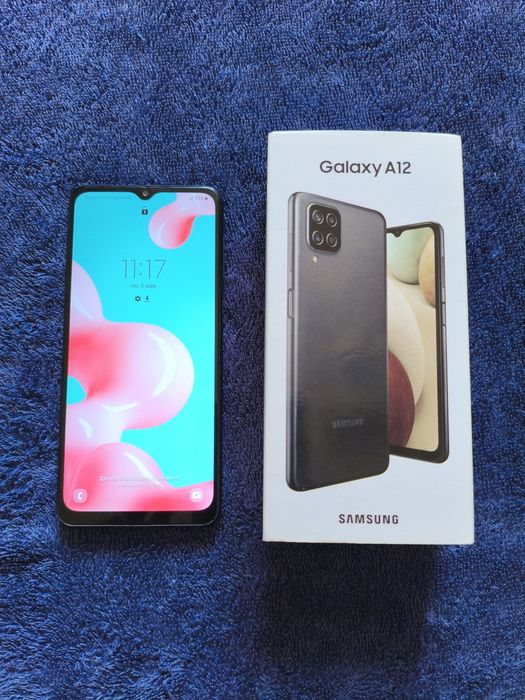 Samsung A12 sotiladi korobka dokument
