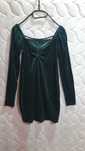 Rochie mulata verde satin