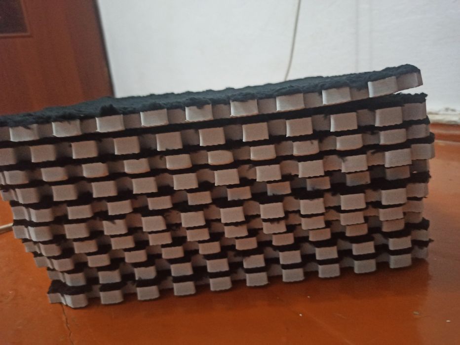 Коврик пазл плюшевый