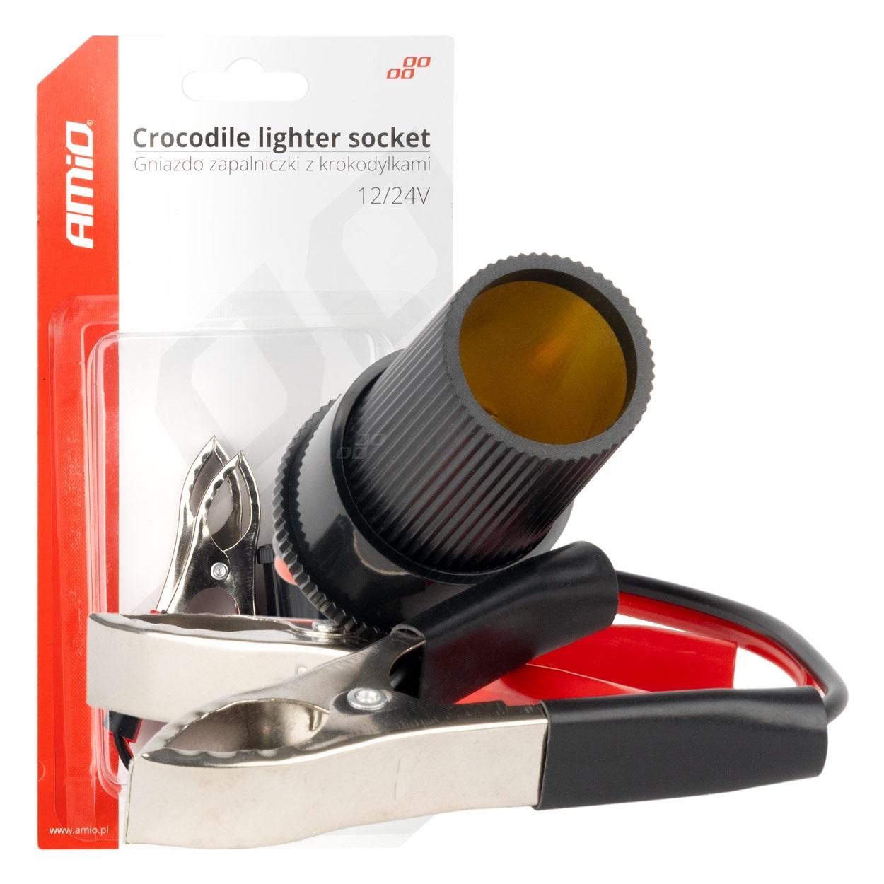 гнездо за запалка със щипки тип „крокодил“ 12v/24v 15 см ...