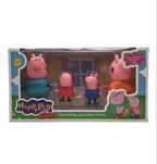 Set cu 4 figurine din Familia Peppa Pig, 5 si 9 cm, NOU