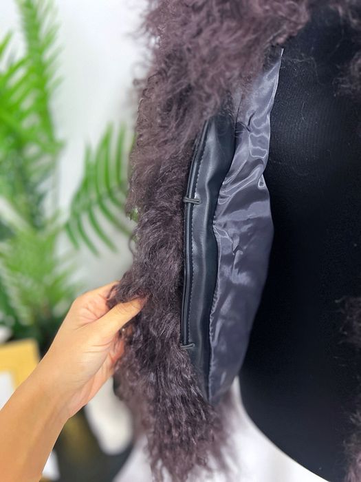 Blană naturală de oaie mongoleză