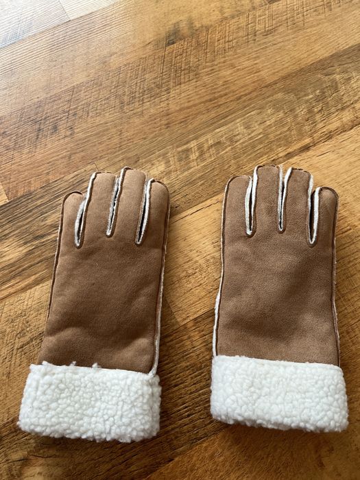 Manusi de piele intoarsa ecologica de dama
