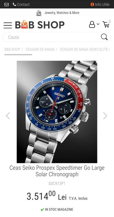 Seiko Prospex Speedtimer Solar Chronograph -NOU- full set acte KULTHO