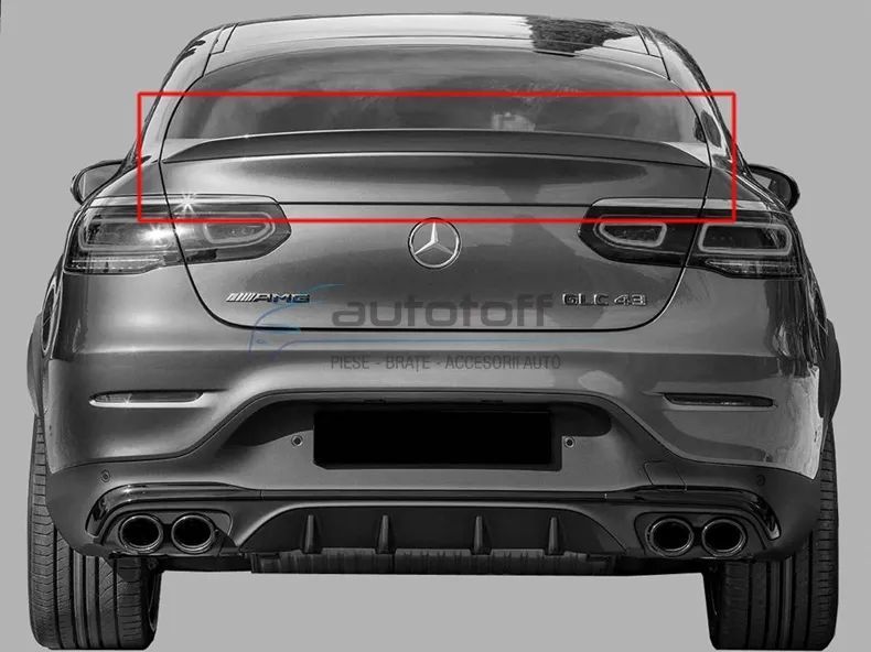 Difuzor bara spate Mercedes GLC Coupe Facelift (2019+) AMG43 Full Black