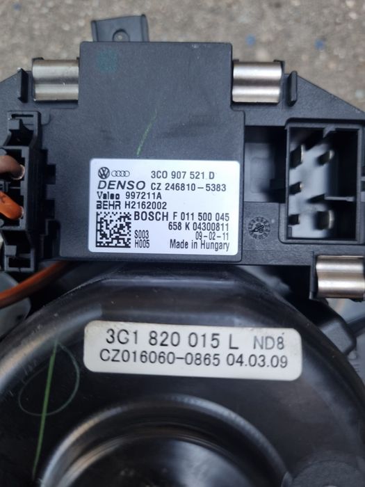 Ventilator aeroterma VW Golf 6 3C0907521F/D