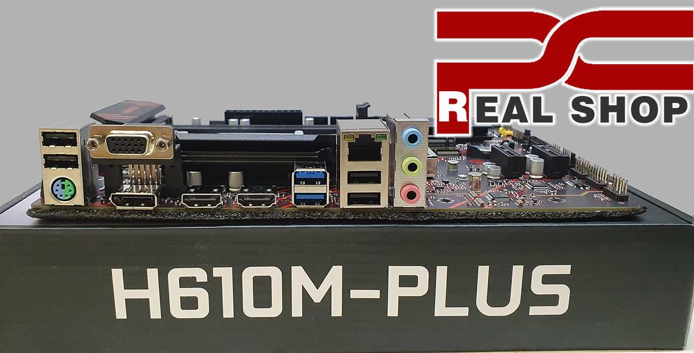 Intel-Upgrade! H610M-PLUS + Intel Core i5 12400F + 16GB DDR4 3200Mhz