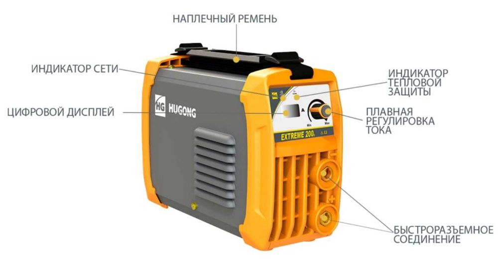 Сварочный аппарат инвертор полуавтомат HUGONG svarka aparat invertor