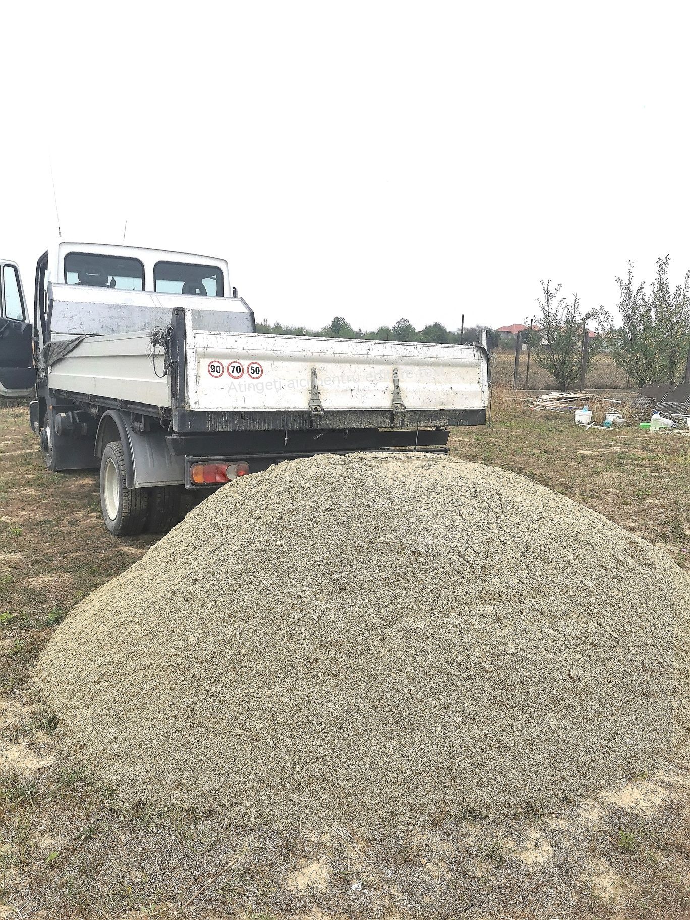 Nisip Balast Piatra Bobcat, Miniexcavator