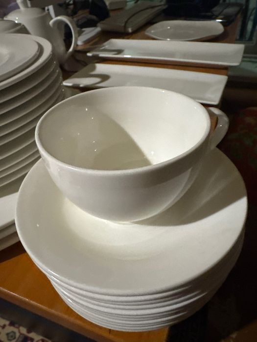 Посуда Wilmax белая, б/у