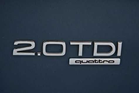 Emblema 2.0 TDI, 2.5 TDI, 2.7 TDI, 3.0 TDI Audi spate portbagaj