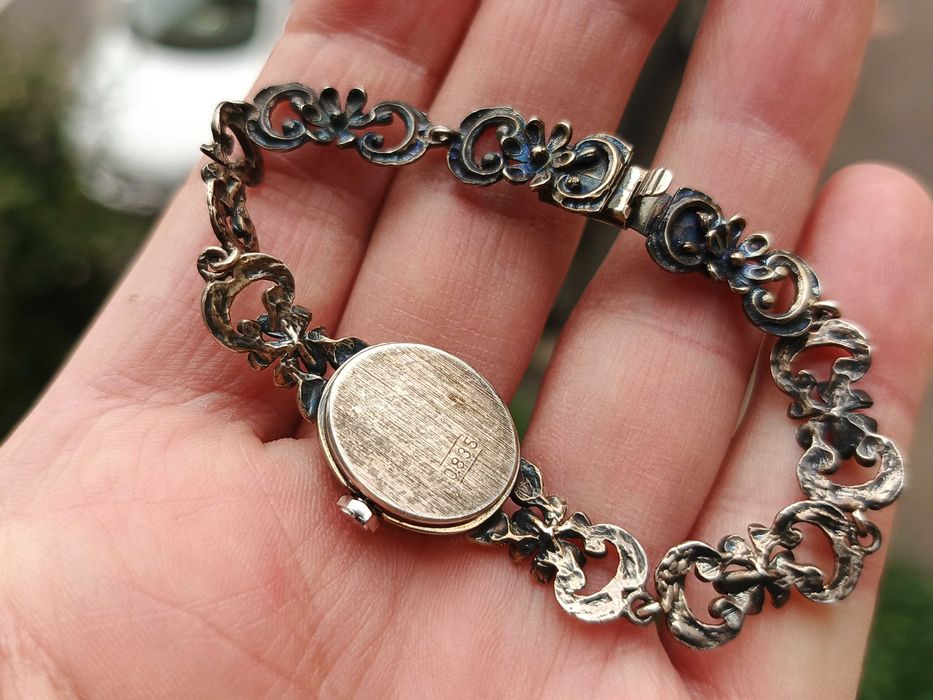 Silver Ceas Vintage Lex Argint Masiv 925