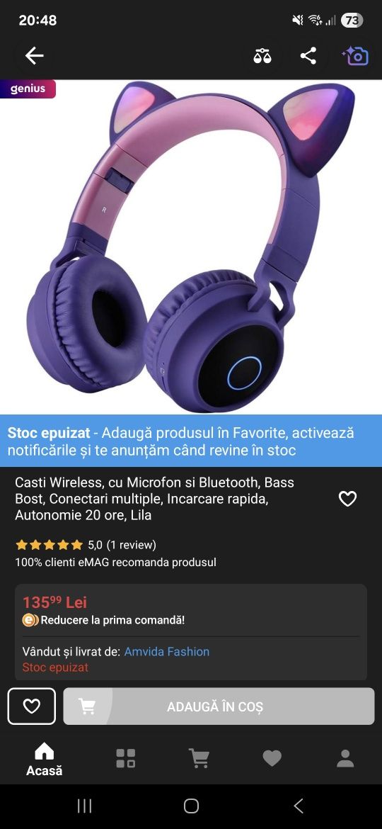 Casti Wireless, cu Microfon si Bluetooth, Bass Bost, Conectari multipl