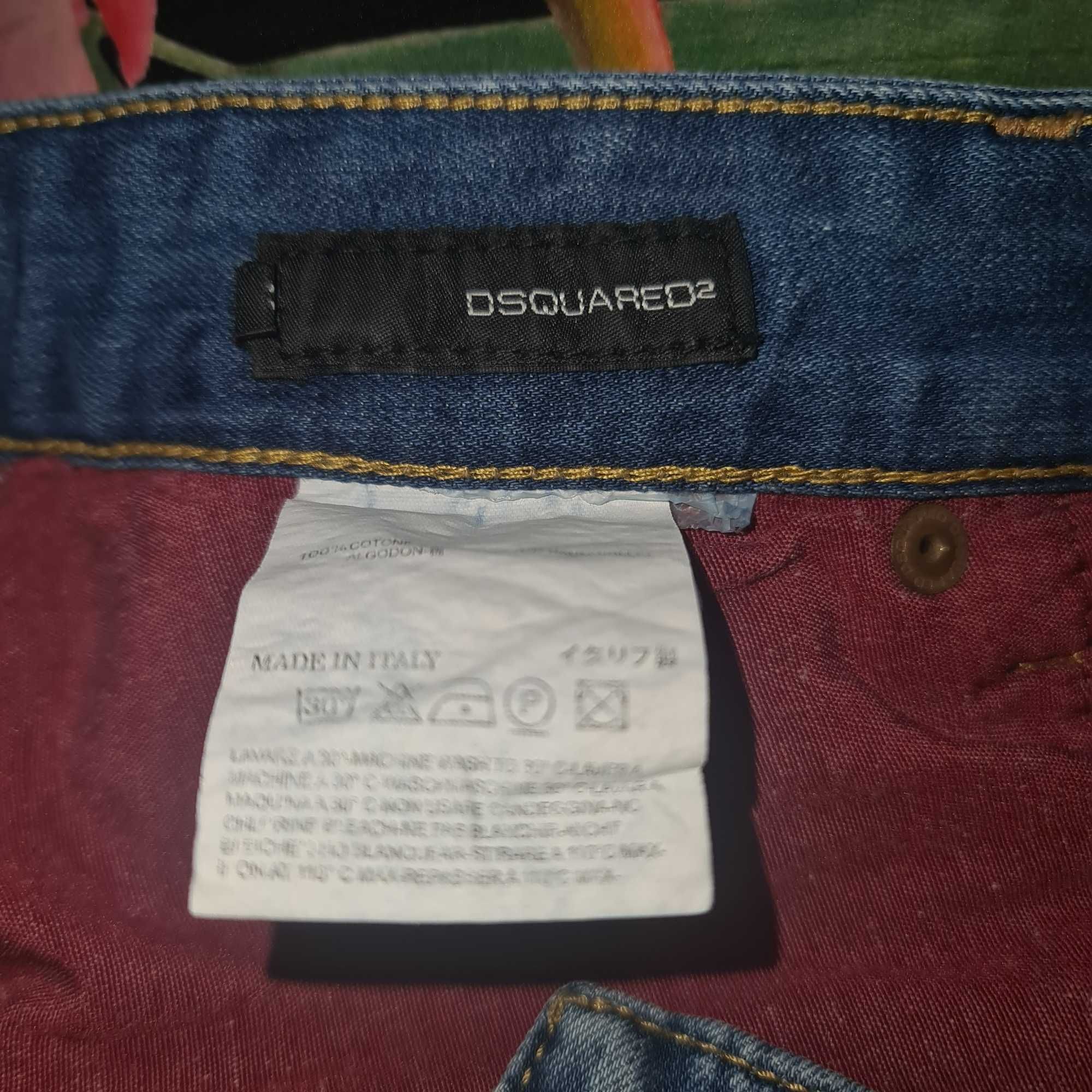 100% оригинални дънки бермуди-DSQUARED 2-Work Denim,Made in Italy, №32