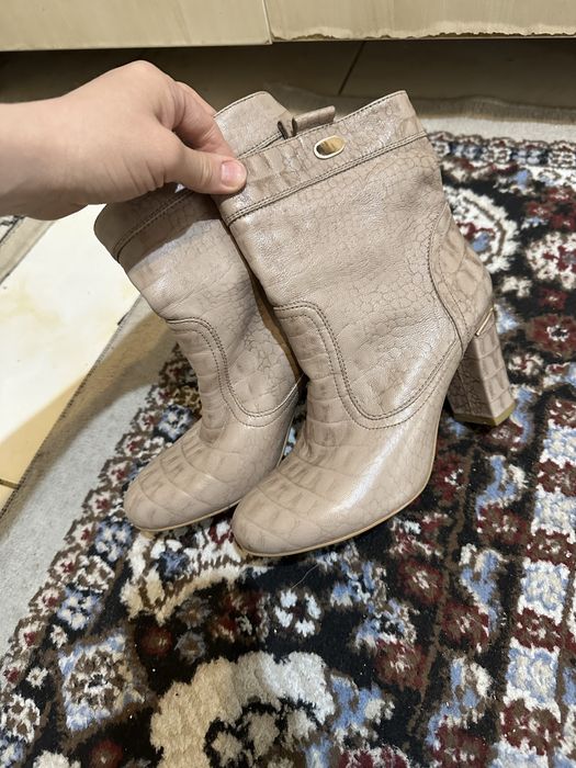 Сапоги Осень Натуральная Кожа