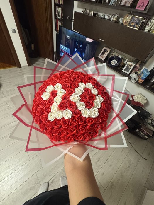 Buchet Trandafiri din Sapun parfumati