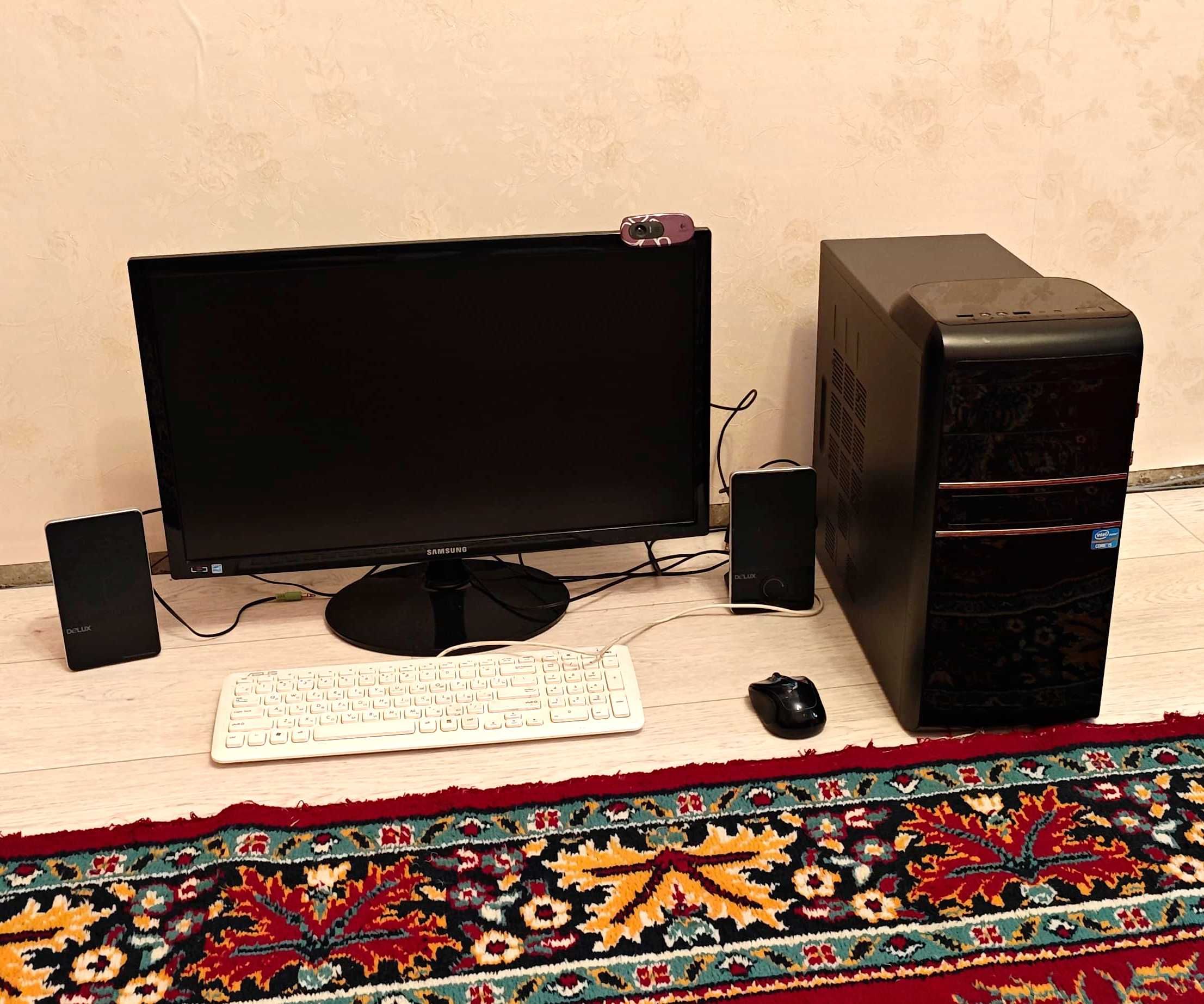 Компьютер i5, 8GB, SSD. Монитор 23"