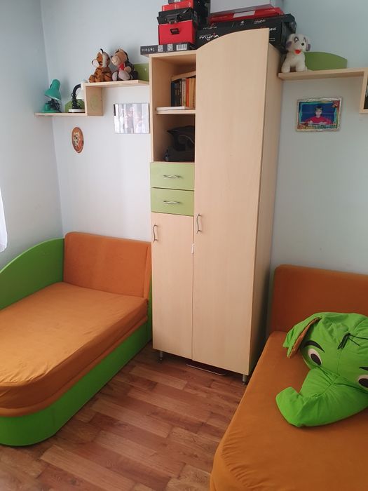 Mobilă copii cu paturi de o persoana