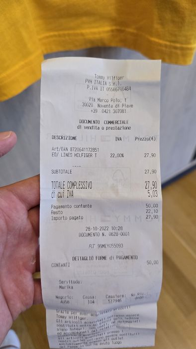 Tricou Tommy Hilfiger original din 100% bumbac