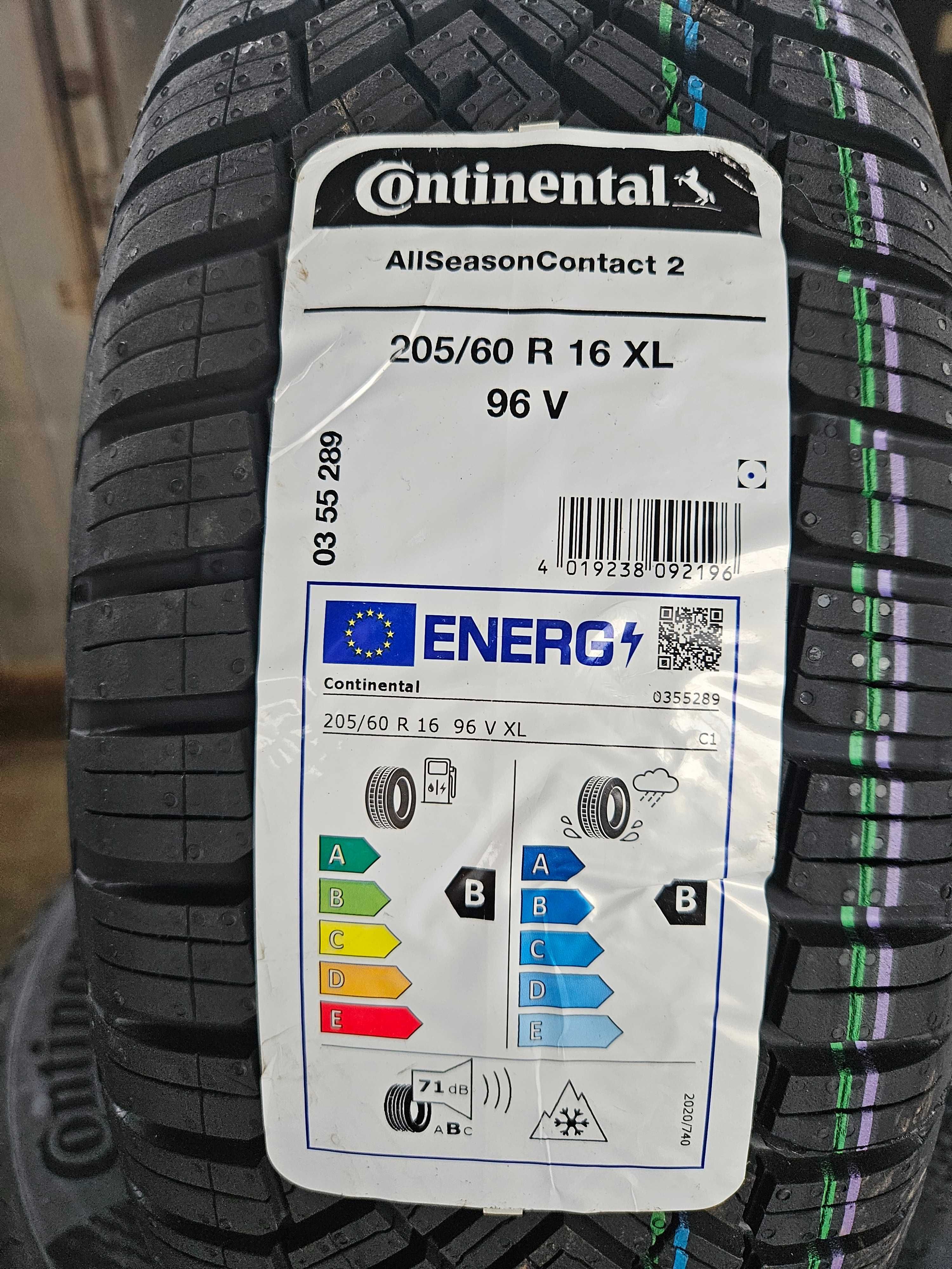 Нови всесезонни гуми 205/60 R16 Continental AllSeason 2 XL 96V DOT2024