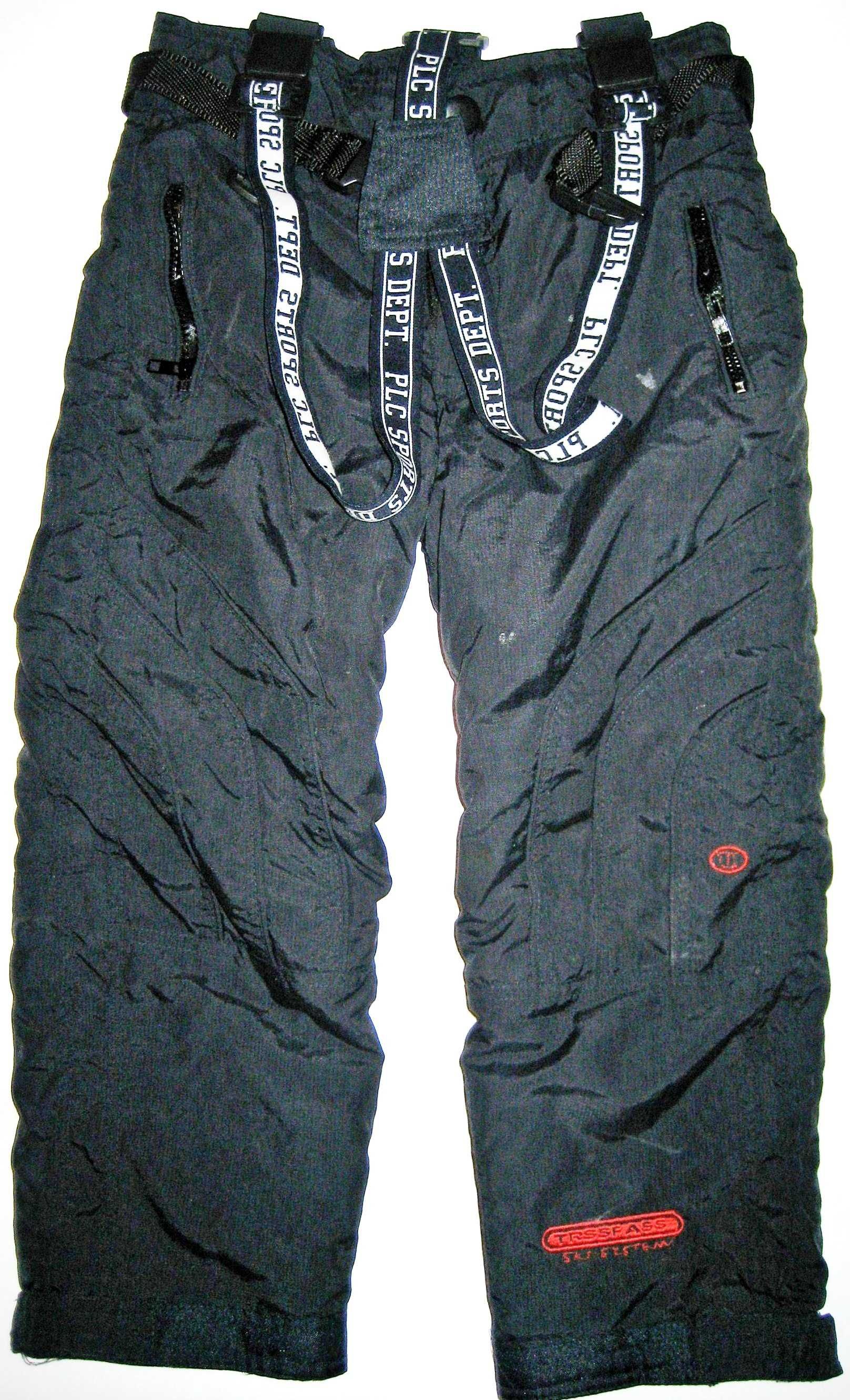 Детские лыжные зимние брюки с подтяжками, на 5-8 лет - 7000 тенге