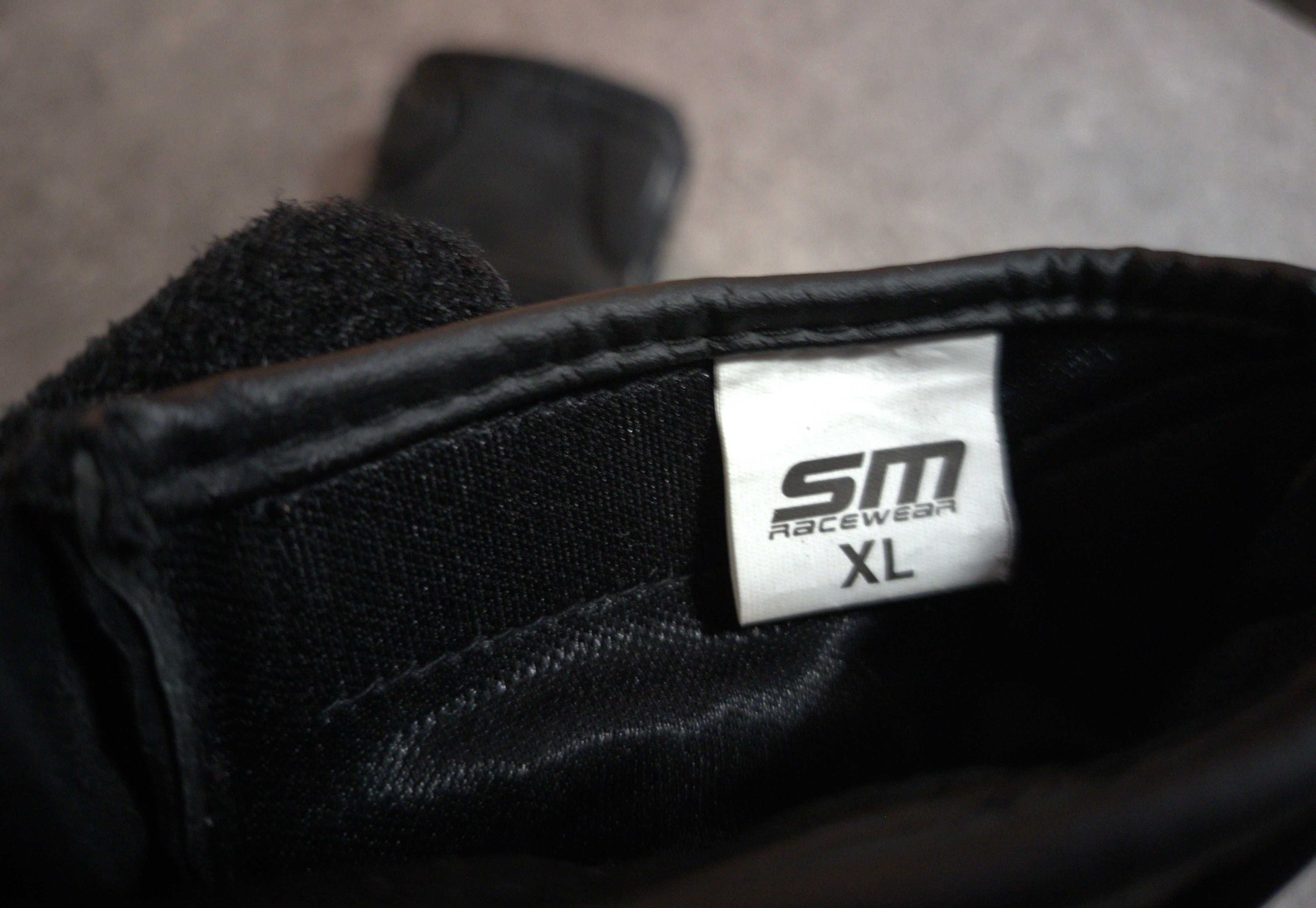 Vand manusi moto piele noi/nepurtate brand SM Racewear XL