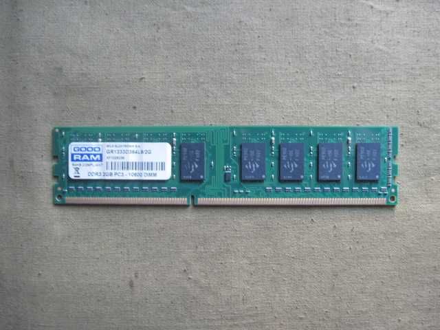 Оперативная память на ПК DDR3 2гб