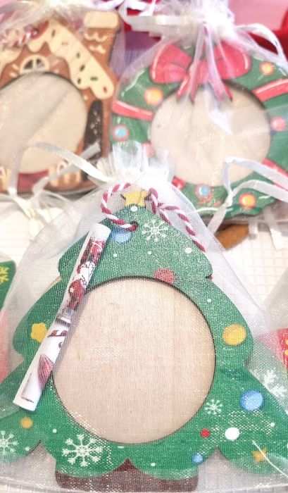 Коледни рамки за снимки за украса