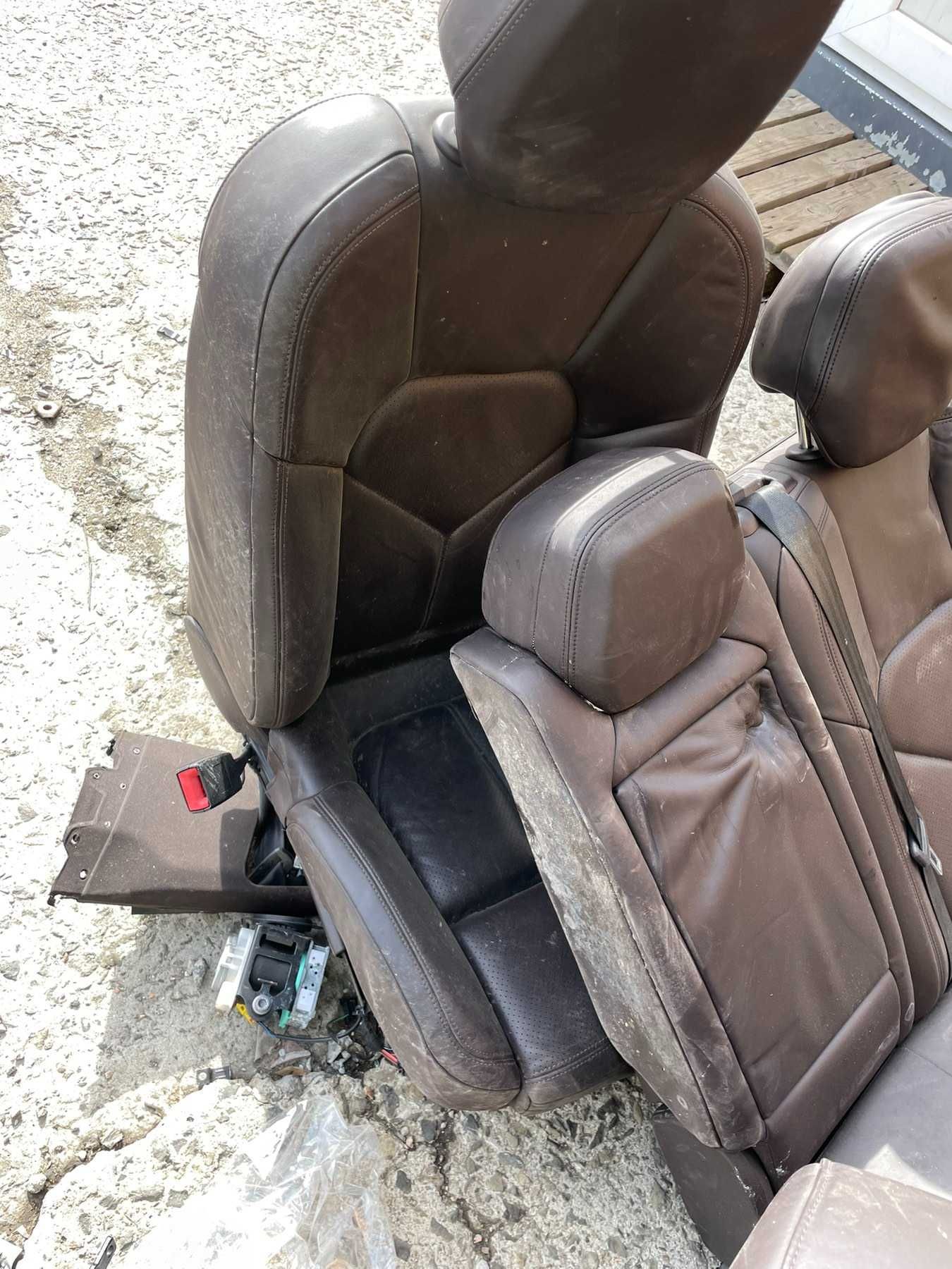 Кафяв Кожен Салон Porsche Cayenne 3.0D 92A/EG22/2012