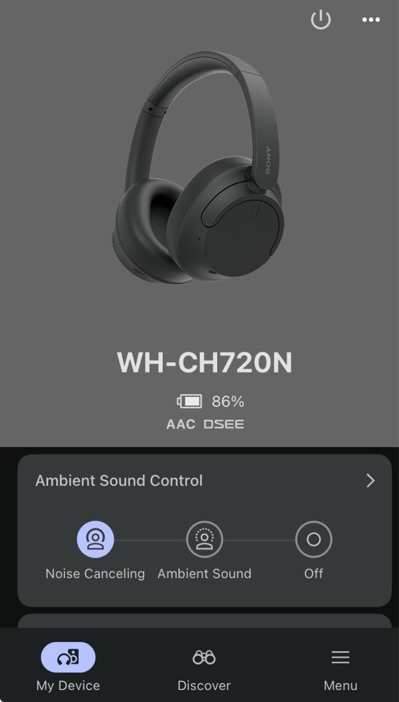 Bluetooth слушалки Sony WH-CH720N