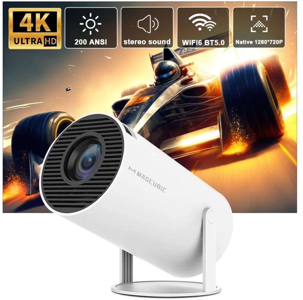Videoproiector Ultra HD 4k Wi-Fi6 Android 11.0