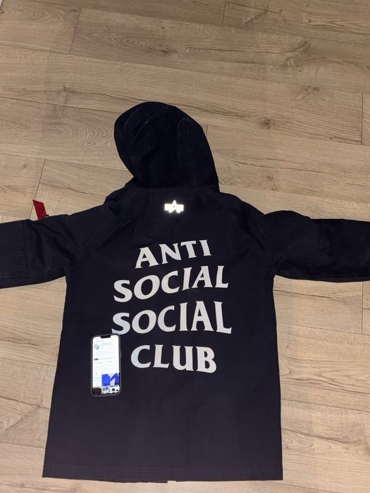 Alpha industries x Anti social social club jacket, куртка ASSC ALPHA